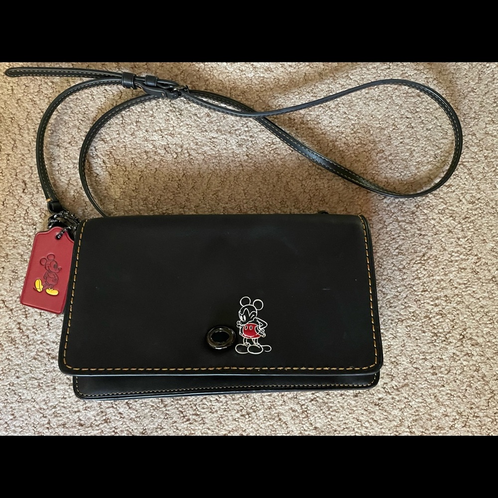 Coach x Disney Black Mickey Dinky